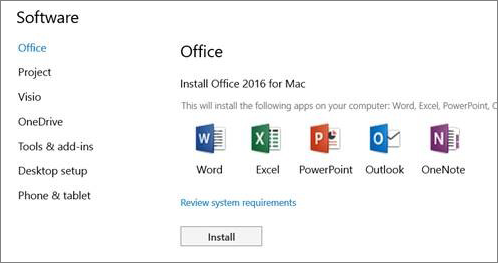 Office 365 Install For Mac