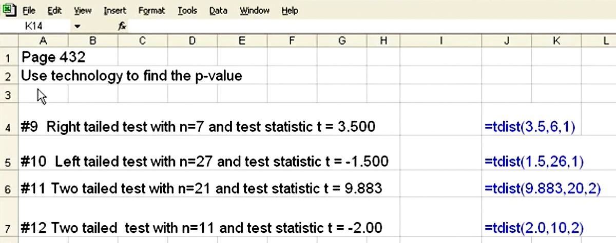 Microsoft Excel 2011 For Mac P Value